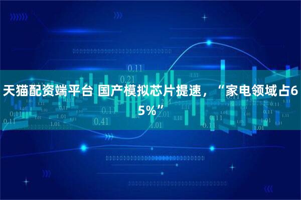 天猫配资端平台 国产模拟芯片提速，“家电领域占65%”
