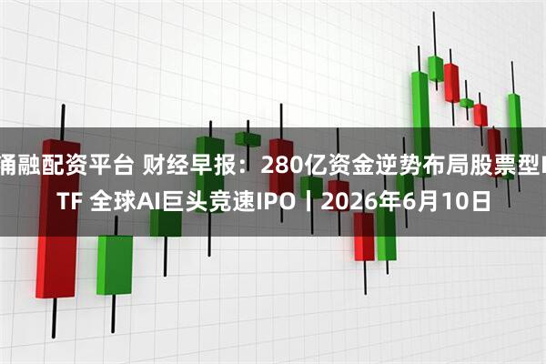 涌融配资平台 财经早报：280亿资金逆势布局股票型ETF 全球AI巨头竞速IPO丨2026年6月10日